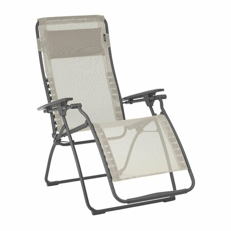 KD ESTANTERIA Zero Gravity Recliner - Basalt Steel Frame - Seigle Fabric KD3290781